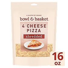 Bowl & Basket Shredded 4 Cheese Pizza, 16 oz