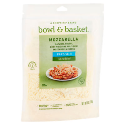 Great Value Shredded Low-Moisture Part-Skim Mozzarella Cheese, 80 oz