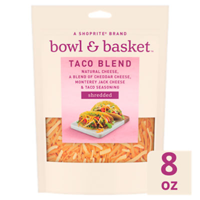 Bowl & Basket Shredded Taco Blend, 8 oz
