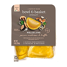 Bowl & Basket Specialty Mezzelune Porcini Mushroom & Truffle, 9 Ounce