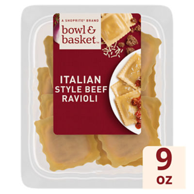 Bowl & Basket Italian Style Beef Ravioli, 9 oz, 9 Ounce