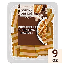 Bowl & Basket Portabella & Fontina Ravioli Pasta, 9 oz, 9 Ounce