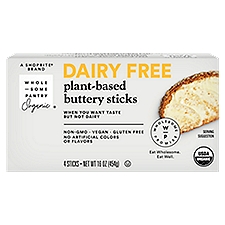 Wholesome Pantry Organic Buttery Sticks, Dairy Free Plant-Based, 4 Each