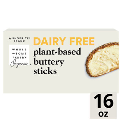 Wholesome Pantry Organic Dairy Free Plant-Based Buttery Sticks, 4 count, 16  oz