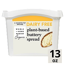 Wholesome Pantry Organic Dairy Free Plant-Based, Buttery Spread, 13 Ounce