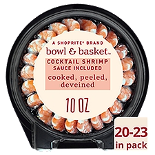 Bowl & Basket Thaw & Serve Cocktail Shrimp, 20 - 23 shrimp 10 oz, 10 Ounce