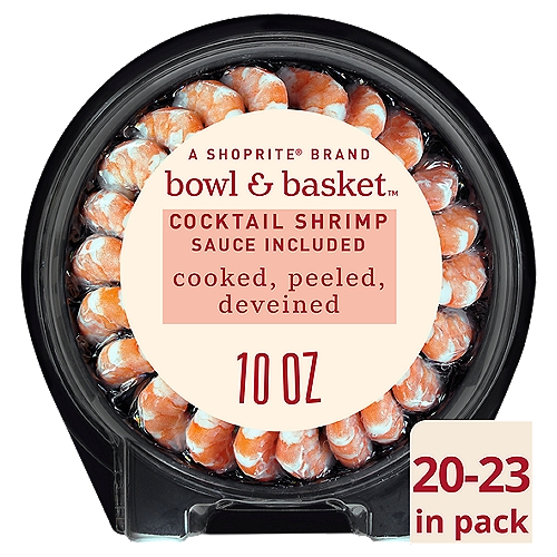 Bowl & Basket Thaw & Serve Cocktail Shrimp, 20-23 shrimp, 10 oz