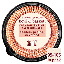 Bowl & Basket Cocktail Shrimp, 90-105 shrimp, 36 oz