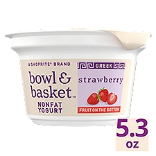 Bowl & Basket Fruit on the Bottom Greek Strawberry Nonfat Yogurt, 5.3 oz