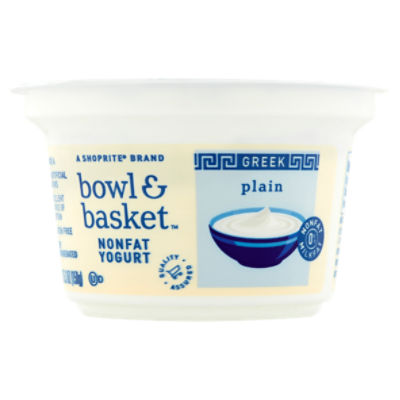 Bowl & Basket Greek Plain, Nonfat Yogurt