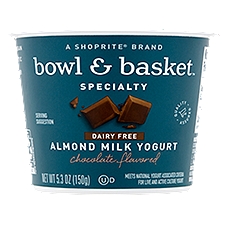 Bowl & Basket Specialty Almond Milk Yogurt Dairy Free Chocolate Flavored, 5.3 Ounce