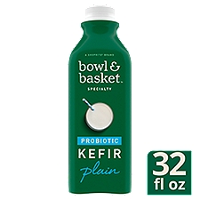 Bowl & Basket Specialty Probiotic Plain Kefir, 32 fl oz