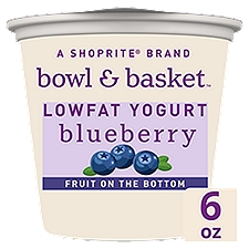 Bowl & Basket Fruit on the Bottom Blueberry Lowfat Yogurt KFP, 6 oz