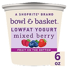 Bowl & Basket Fruit on the Bottom Mixed Berry Lowfat Yogurt KFP, 6 oz