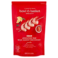 Bowl & Basket Specialty Red Shrimp Argentine Raw Wild-Caught Jumbo, 32 Ounce