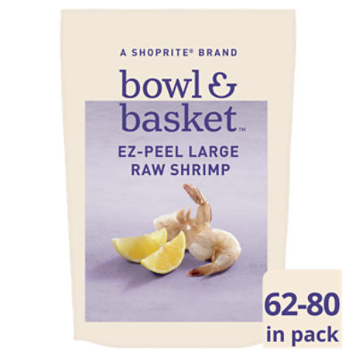 Bowl & Basket EZ-Peel Raw Shrimp, Large, 31-40 shrimp per lb., 32 oz