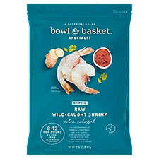 Bowl & Basket Specialty Shrimp, EZ-Peel Raw Wild-Caught Extra Colossal, 2 Pound