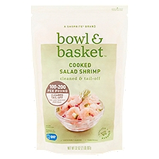 Bowl & Basket Cooked Salad Shrimp Cleaned & Tail-Off, 32 Ounce