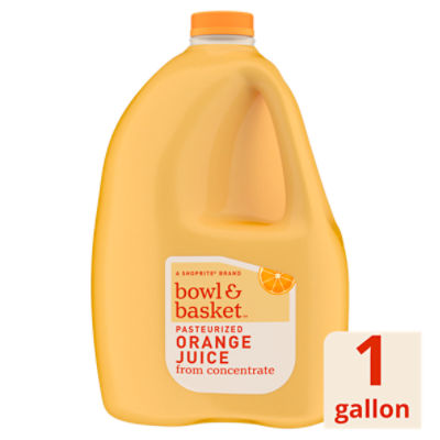 Bowl & Basket Orange Juice, 1 gallon, 128 Fluid ounce