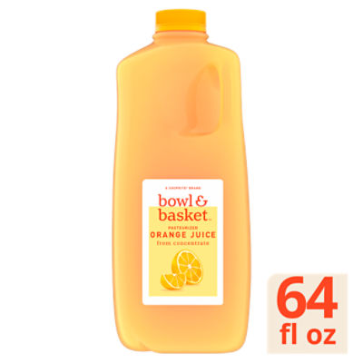 Bowl & Basket Orange Juice from Concentrate, 1/2 gallon, 64 Fluid ounce