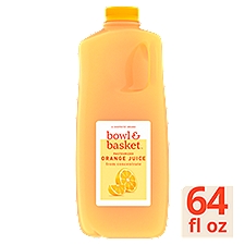 Bowl & Basket Orange Juice from Concentrate, 1/2 gallon, 64 Fluid ounce