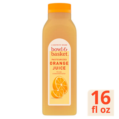 Bowl & Basket Orange Juice from Concentrate, 16 fl oz, 16 Fluid ounce