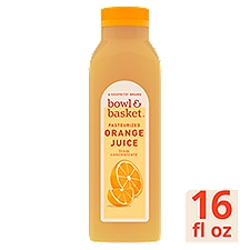 Bowl & Basket Orange Juice from Concentrate, 16 fl oz, 16 Fluid ounce