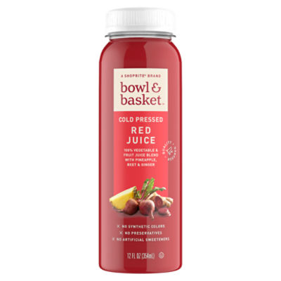 Bowl & Basket Cold Pressed Red Juice, 12 fl oz