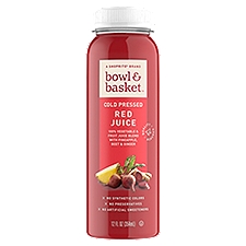 Bowl & Basket Cold Pressed Red Juice, 12 fl oz, 12 Fluid ounce