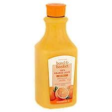 Bowl & Basket Juice, No Pulp 100% Orange, 52 Fluid ounce