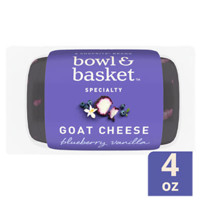 Bowl & Basket Specialty Blueberry Vanilla Goat Cheese, 4 oz, 4 Ounce