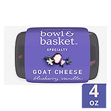 Bowl & Basket Specialty Blueberry Vanilla Goat Cheese, 4 oz, 4 Ounce