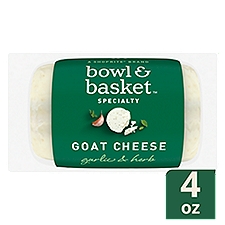 Bowl & Basket Specialty Garlic & Herb Goat Cheese, 4 oz, 4 Ounce
