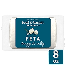 Bowl & Basket Specialty Tangy & Salty Feta Cheese, 8 oz, 8 Ounce