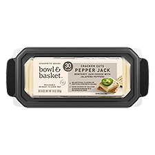 Bowl & Basket Cracker Cuts Pepper Jack, Cheese, 10 Ounce