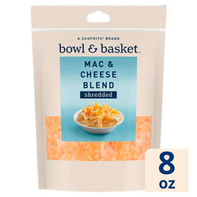 Bowl & Basket Shredded Mac & Cheese Blend, 8 oz, 8 Ounce