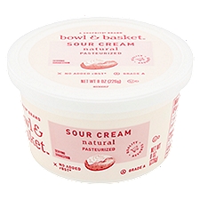 Bowl & Basket Natural, Sour Cream, 8 Ounce