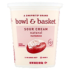 Bowl & Basket Sour Cream Natural, 16 Ounce