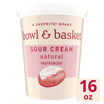 Bowl & Basket Natural Sour Cream, 16 oz, 16 Ounce