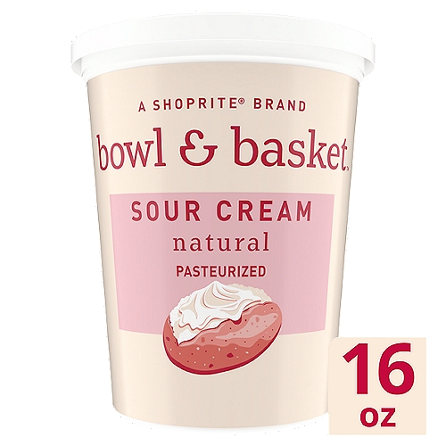 Bowl & Basket Natural Sour Cream, 16 oz