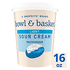 Bowl & Basket Light Sour Cream, 16 oz, 16 Ounce