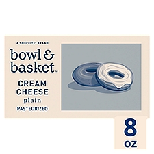 Bowl & Basket Plain Cream Cheese, 8 oz, 8 Ounce