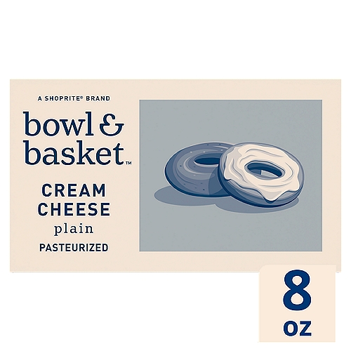 Bowl & Basket Plain Cream Cheese, 8 oz