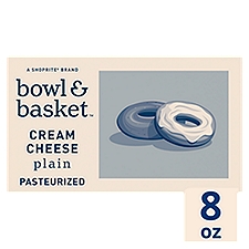Bowl & Basket Kosher Plain Cream Cheese, 8 oz