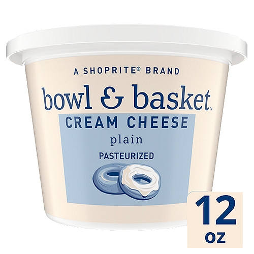 Bowl & Basket Plain Cream Cheese, 12 oz