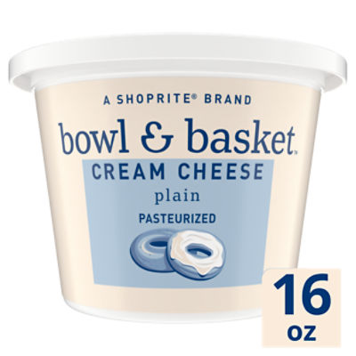 Bowl & Basket Plain Cream Cheese, 16 oz, 16 Ounce