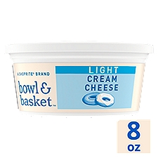 Bowl & Basket Light Cream Cheese, 8 oz, 8 Ounce