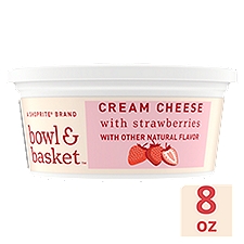 Bowl & Basket Cream Cheese with Strawberries, 8 oz