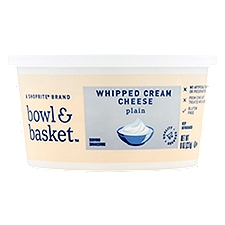 Bowl & Basket Plain Whipped, Cream Cheese, 8 Ounce