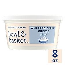 Bowl & Basket Plain Whipped, Cream Cheese, 8 Ounce